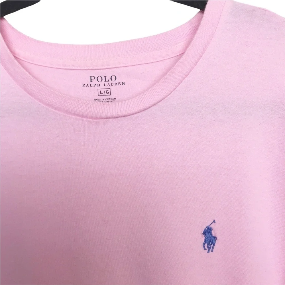 Polo Ralph Lauren Garden Pink Short Sleeve Crew Neck T-Shirt Tee